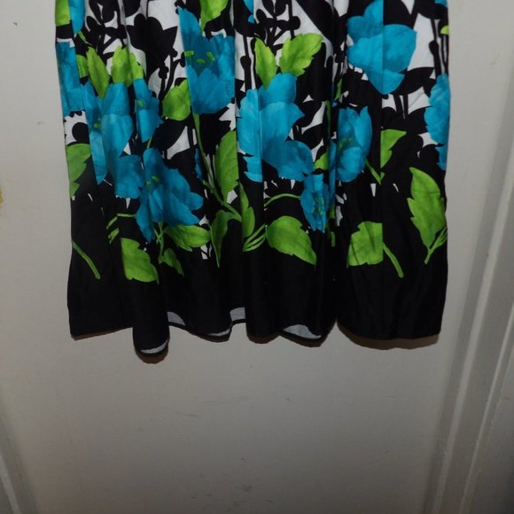 Jessica Howard Spring Floral Cotton Dress Sz 14 - Picture 8 of 8